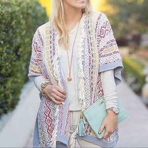 CAbi multicolored poncho